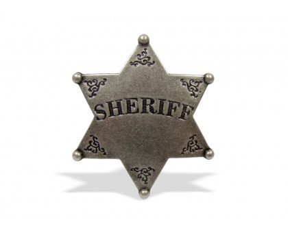 Значок Шерифа шестиконечный
