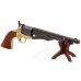 Револьвер Кольт 1860 год 44 калибр черный ствол