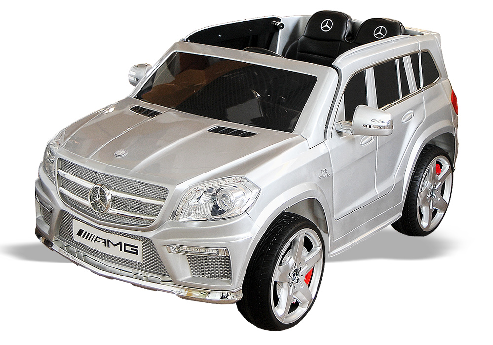 Детская электромашина Мерседес GL63 AMG серебристый купить в Московском ...
