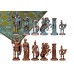 Шахматный набор "Греко-Римский" бронза/патина патинированная доска 44x44 см