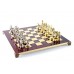 Шахматный набор "Олимпийские Игры" золото/серебро красная доска 36x36 см