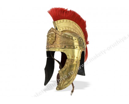 Шлем Преторианский с красным плюмажем