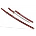 Набор самурайских мечей 2 шт. ножны бордовый мрамор