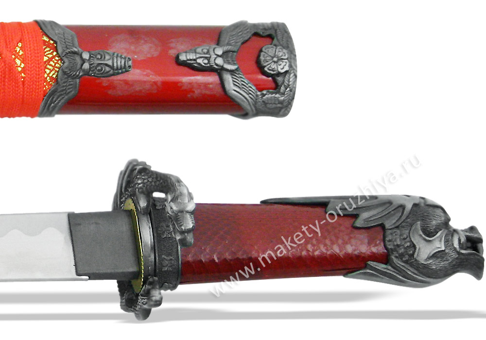 Японский нож для харакири "Красный Дракон" (Tanto Red Dragon) купить в ...