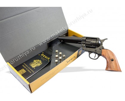 Револьвер Кольт в подарочной коробке с 6 патронами