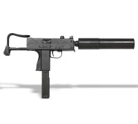 Пистолет-пулемет Ingram Mac 11 с глушителем