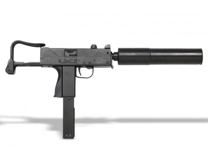 Пистолет-пулемет Ingram Mac 11 с глушителем
