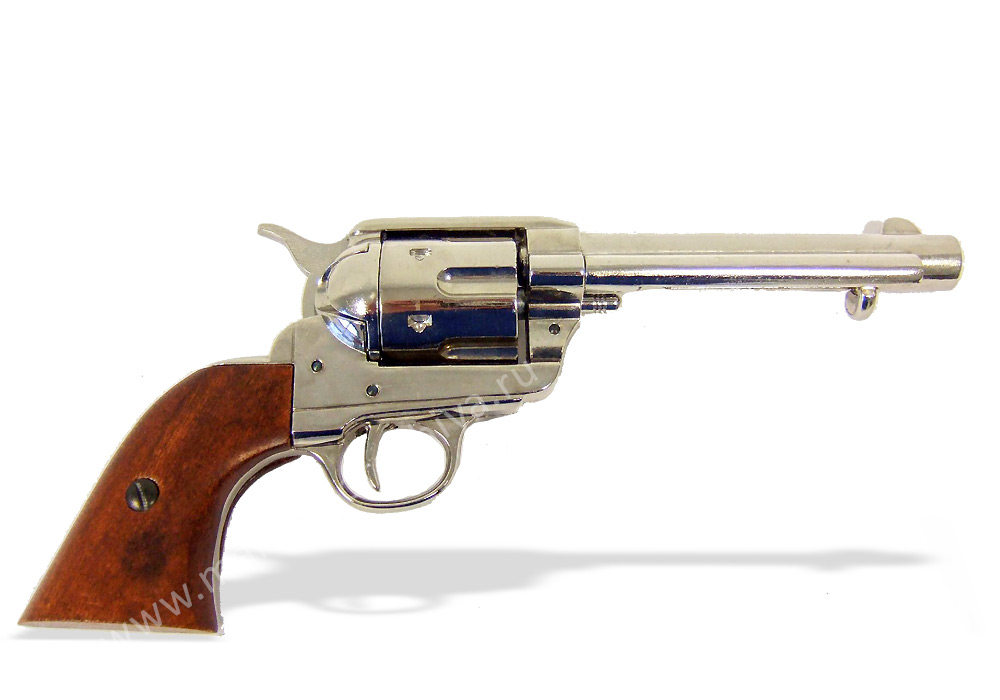 Револьвер Кольт Миротворец 5½" дюймов блестящий ствол 45 калибр 1873 г...