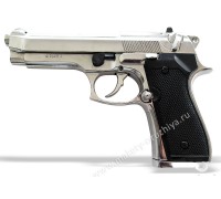 Пистолет Беретта 92 (beretta 92) никелированный