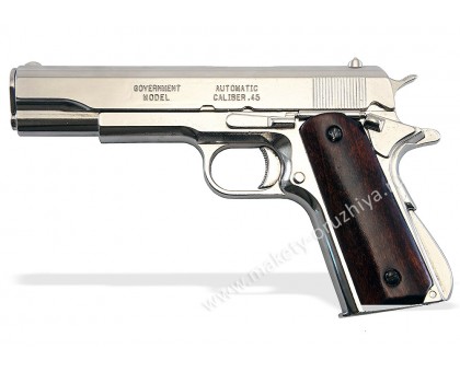 Пистолет Кольт м1911а1 45 калибра (Colt m1911a1) лакированные накладки 