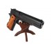 Пистолет Кольт м1911а1 45 калибра (Colt m1911a1) деревянные накладки с насечками разборный