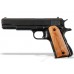 Пистолет Кольт м1911а1 45 калибра (Colt m1911a1) деревянные накладки с насечками