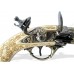 Пистолет трехствольный кремневый Франция 18 в. слоновая кость