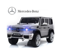 Детский электромобиль Mercedes Benz G65 AMG серебристый