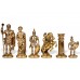 Шахматный набор "Греко-Римский" золото/бронза патинированная доска 44x44 см