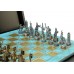Шахматный набор "Греческая Мифология" бронза/патина патинированная доска 36x36 см