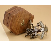 Секстант морской "Kelvin & Hughes London 1917" антик в футляре