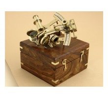 Секстант морской "Kelvin & Hughes London 1917" в квадратном футляре
