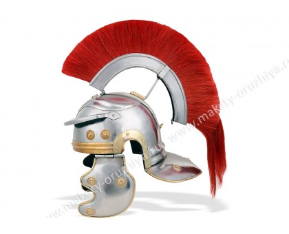 Шлем Центуриона с красным плюмажем
