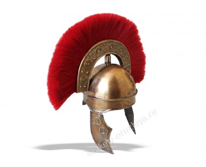 Шлем Римский с красным плюмажем