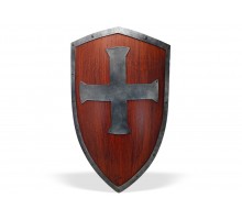 Щит Крестоносца деревянный с крестом