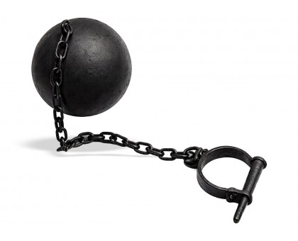 Кандалы с ядром тюремные декоративные