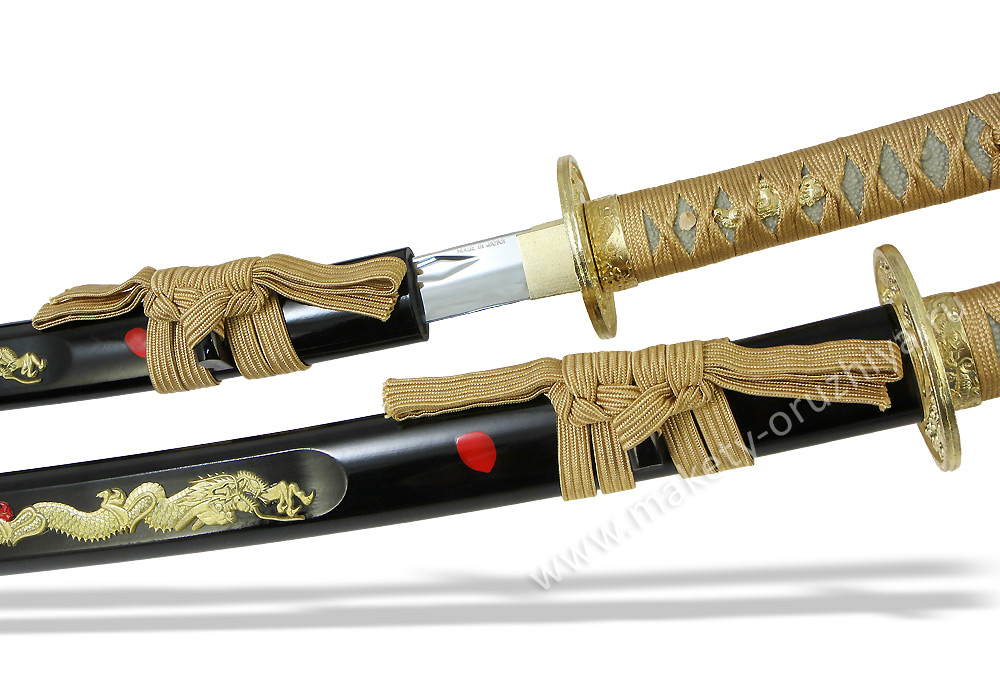 Самурайская катана "Дракон Золотой" (Dragon Gold) производство Япония ...