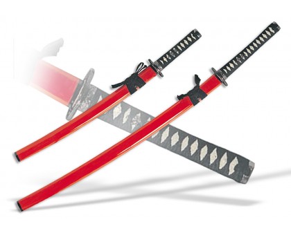 Набор самурайских мечей "Огненный мрамор"