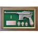Панно с пистолетом Маузер C96 со знаками ФСБ в подарочной коробке