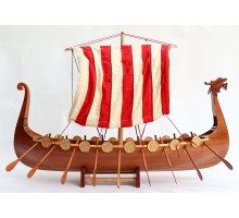 Модель корабль "Драккар" Викингов Скандинавия