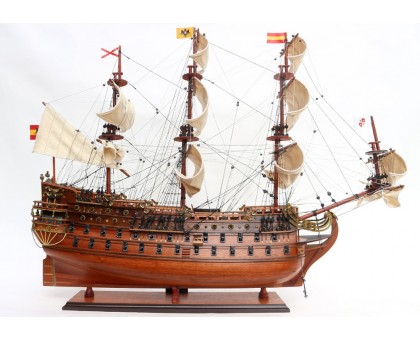Модель корабля "Сан Фелипе" большой 90 см. Испания