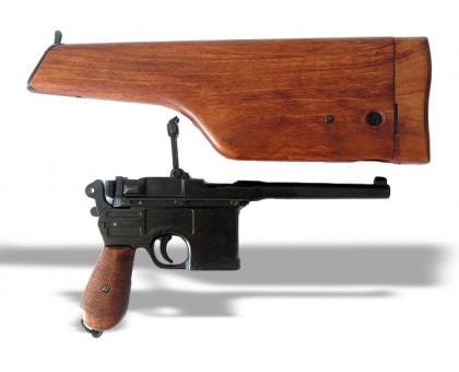 Пистолет Маузер к-96 с деревянным прикладом-кобурой