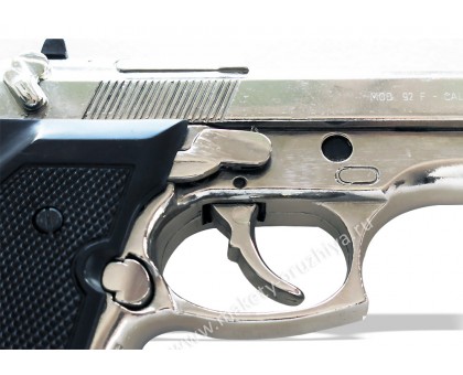 Муляж пистолета Беретта 92 никелированный (Beretta pistol 92) купить с ...