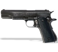 Пистолет Кольт м1911а1 45 калибра (Colt m1911a1) пластиковые накладки разборный состаренный