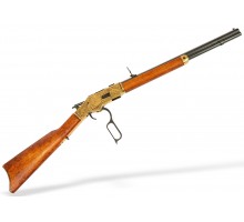 Винтовка Winchester США 1873 г. с 3 патронами латунь с гравировкой Винтовка Winchester США 1873 г. с 3 патронами латунь с гравировкой