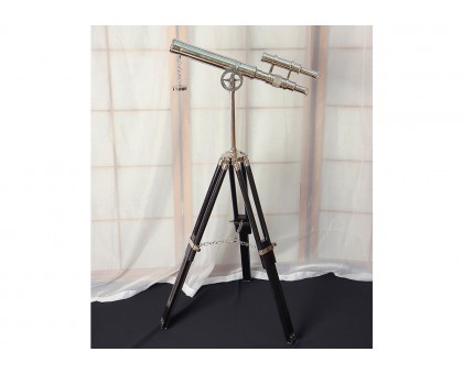 Телескоп декоративный напольный на штативе "Black Navigator" h=90 L=39 см.