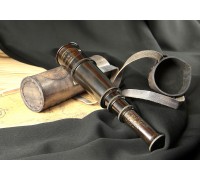 Подзорная труба "Dollond London 1920" в круглом кожаном футляре 42 см