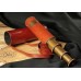 Подзорная труба "Royal Navy London 1915" винтажная обтянутая кожей в кожаном футляре 39 см