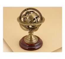 Армиллярная сфера декоративная интерьерная "Zodiac" D9 см.